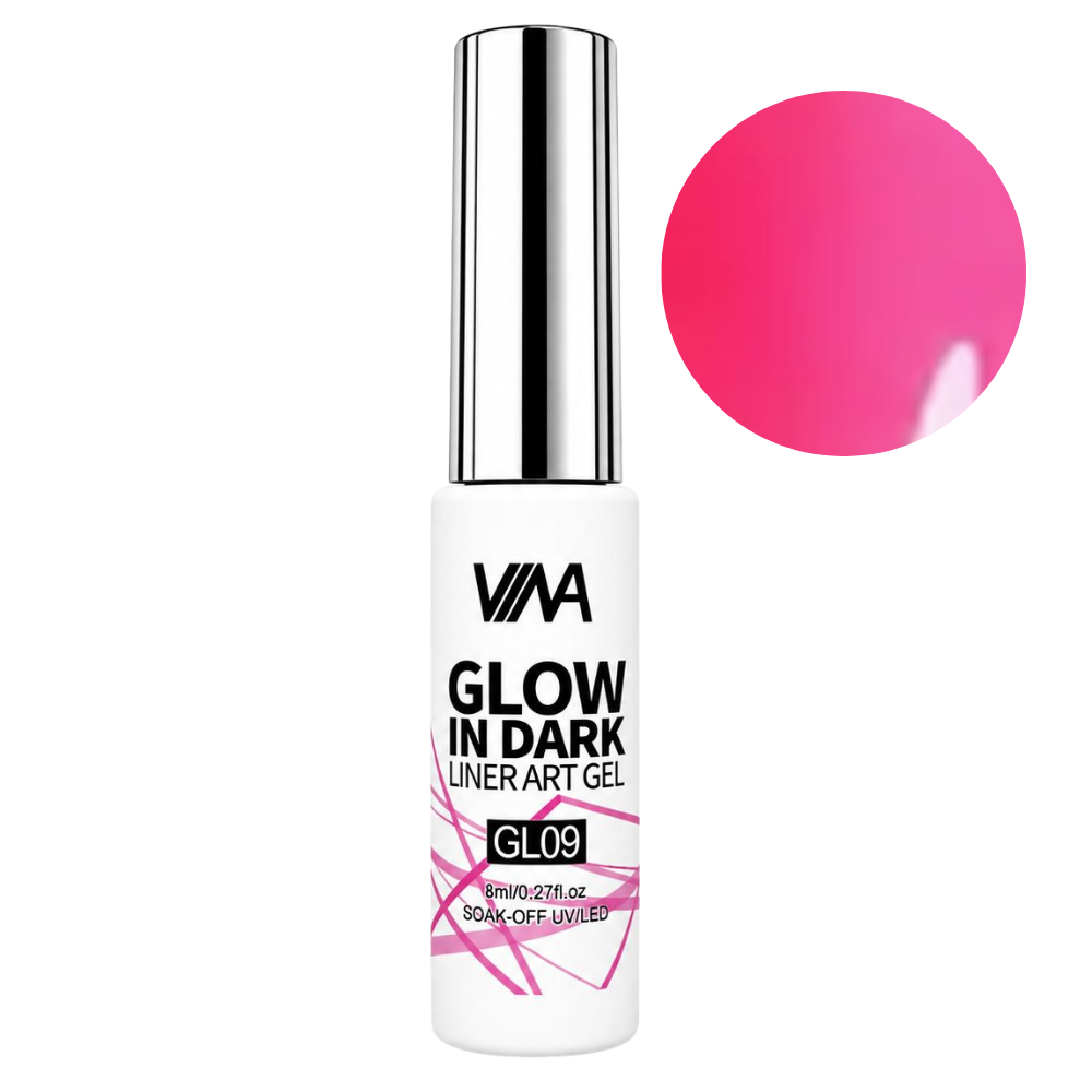 VINA Nail Art Gel Glow In The Dark Liners - 8ml