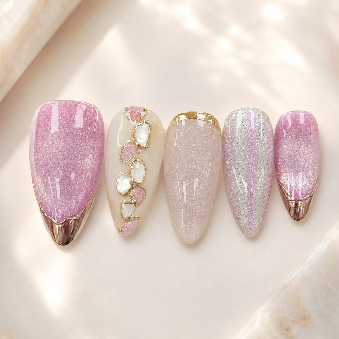 Pre Painted Nail Art Nail Tips