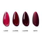 APRES Gel Couleur Gel Polish 15ml - Midnight Sangria J21 (HEMA/TPO/TMPTA-Free)