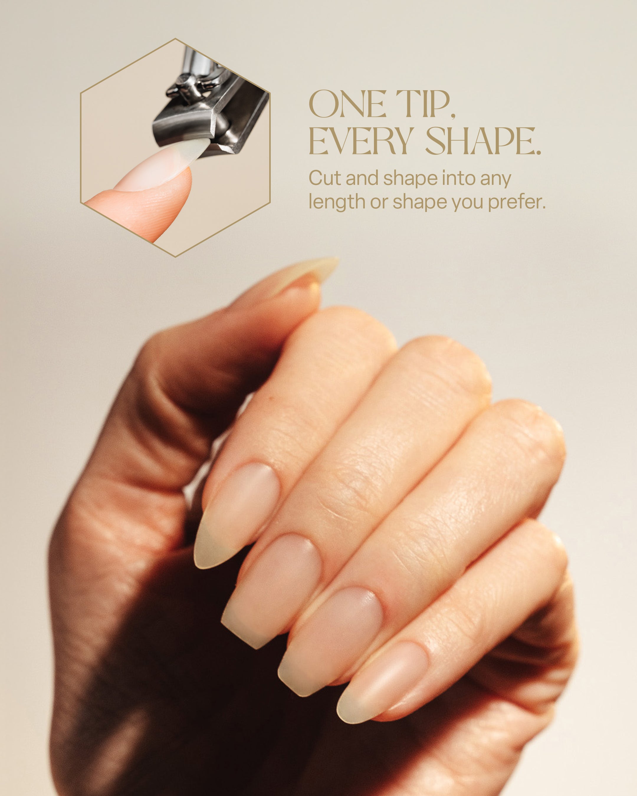 APRES Bare Gel-X® Box of Tips - Mini (280pcs)