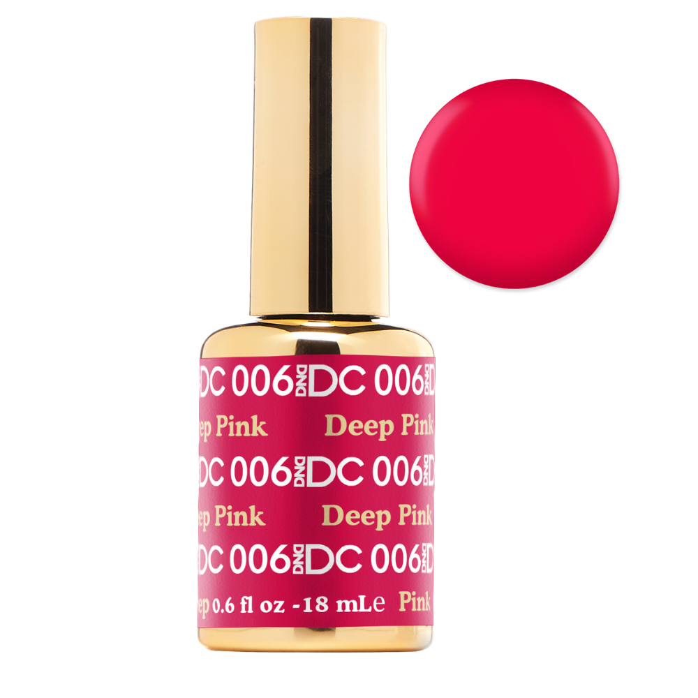 DND DC Gel Polish Only 18ml - DC006 Deep Pink