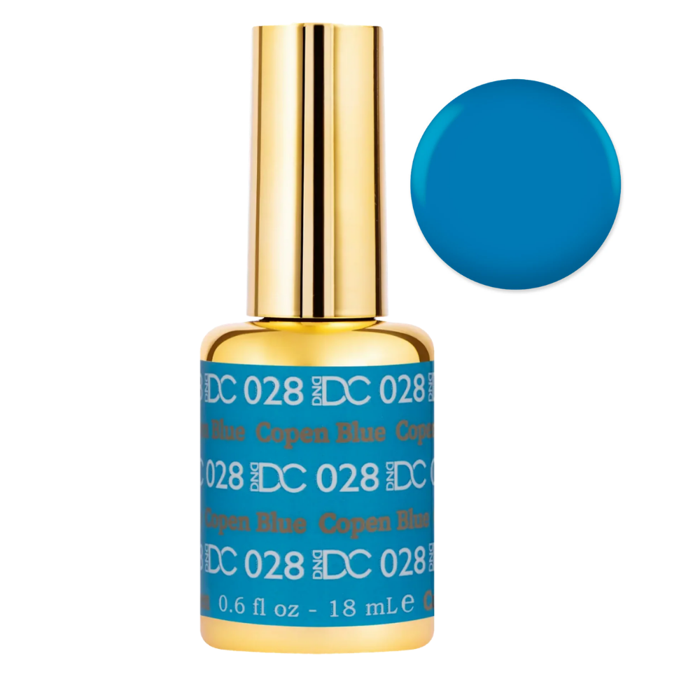 DND DC Gel Polish Only 18ml - DC028 Copen Blue