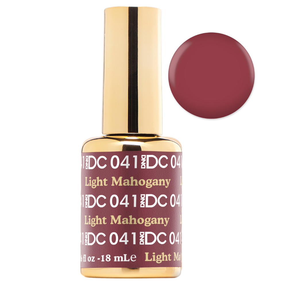 DND DC Gel Polish Only 18ml - DC041 Light Mahogany