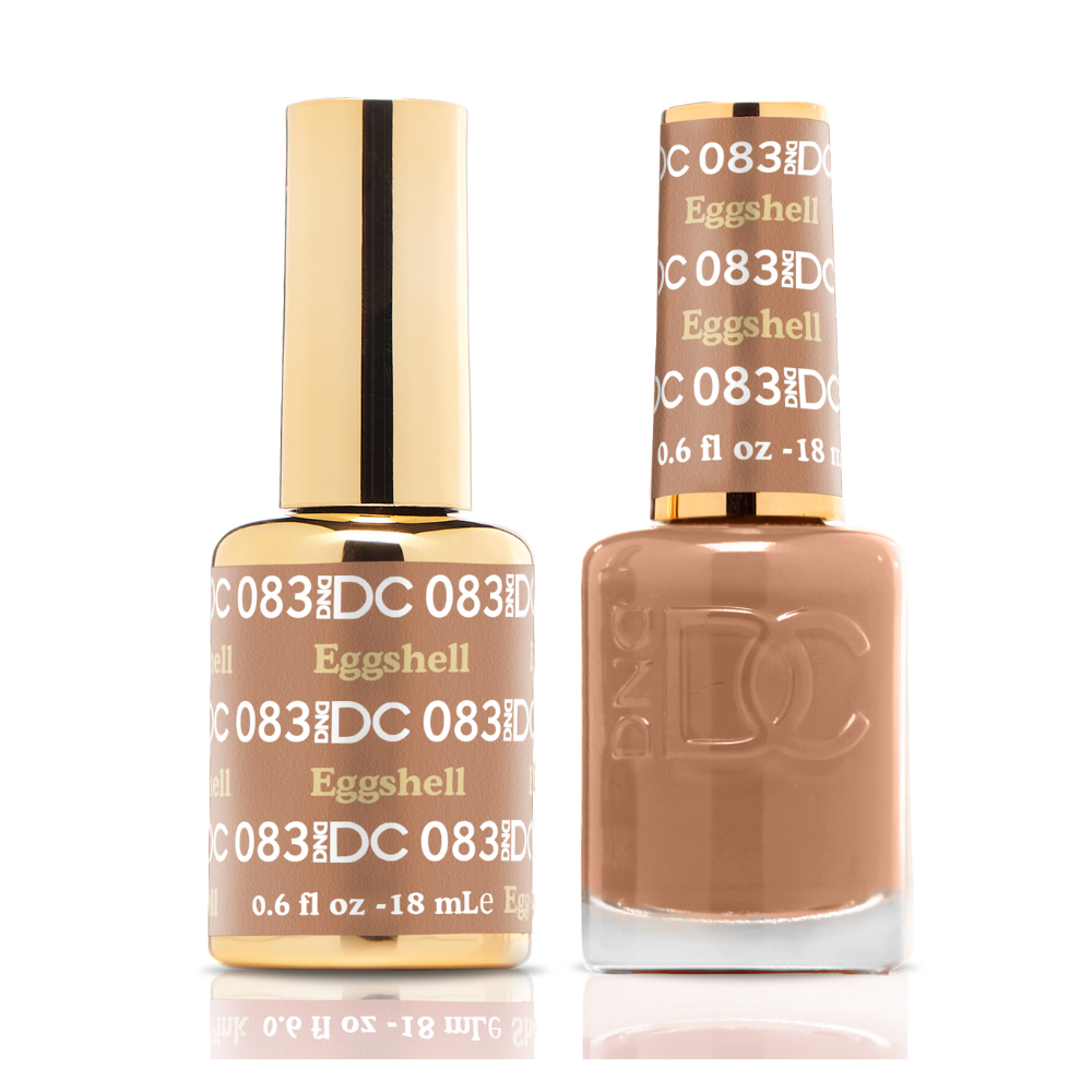 DND DC Gel & Nail Polish DUO 18ml - DC083 Eggshell