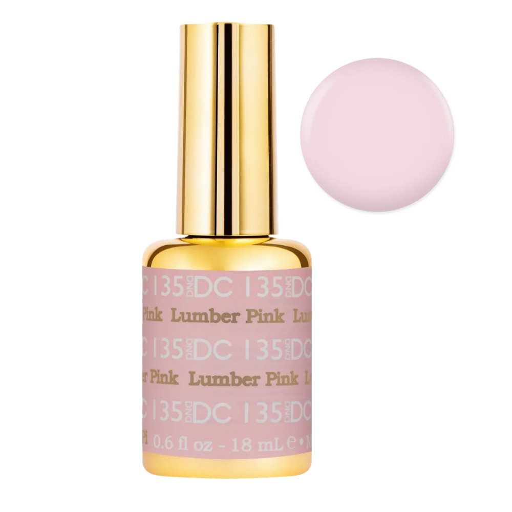DND DC Gel Polish Only 18ml - DC135 Lumber Pink