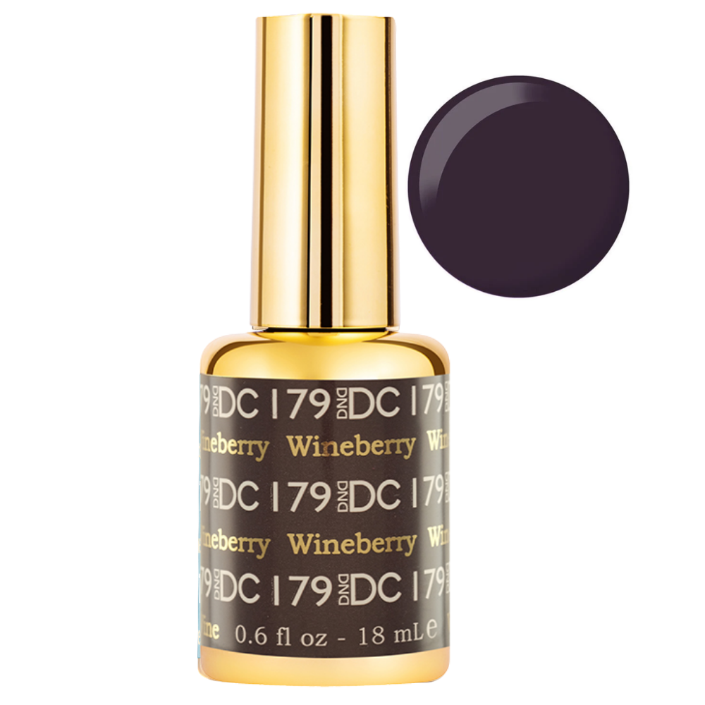 DND DC Gel Polish Only 18ml - DC179 Wineberry