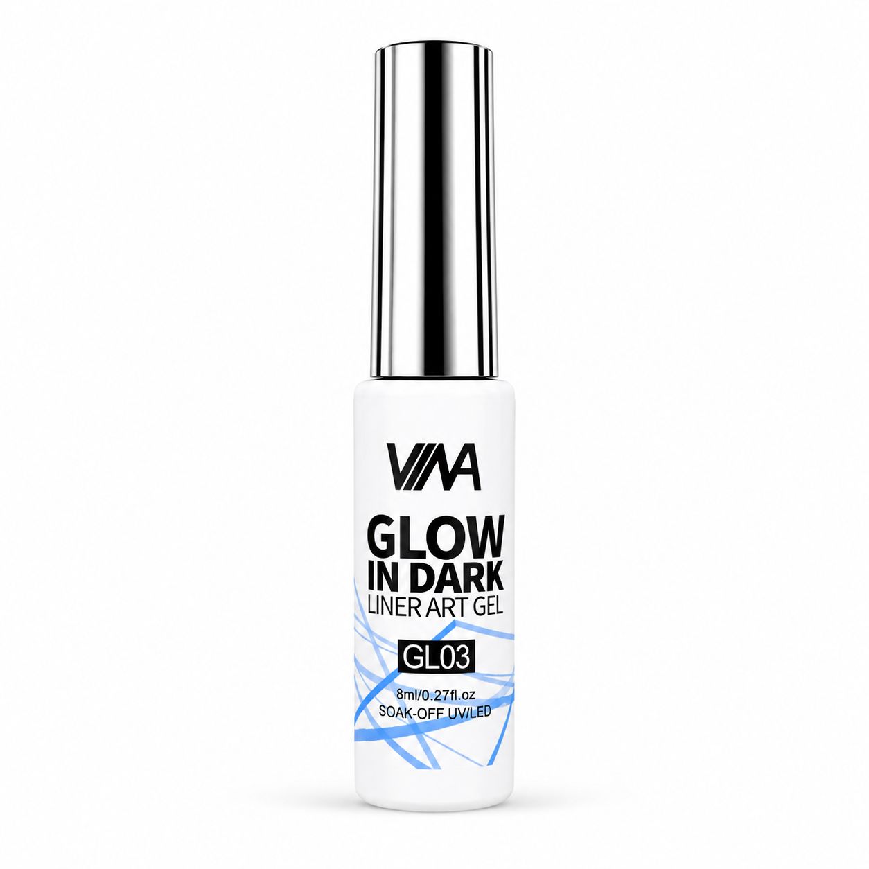 VINA Nail Art Gel Glow In The Dark Liners - 8ml