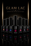 GLAMLAC Gel Polish 15ml - Bundle of 12 Random Shades