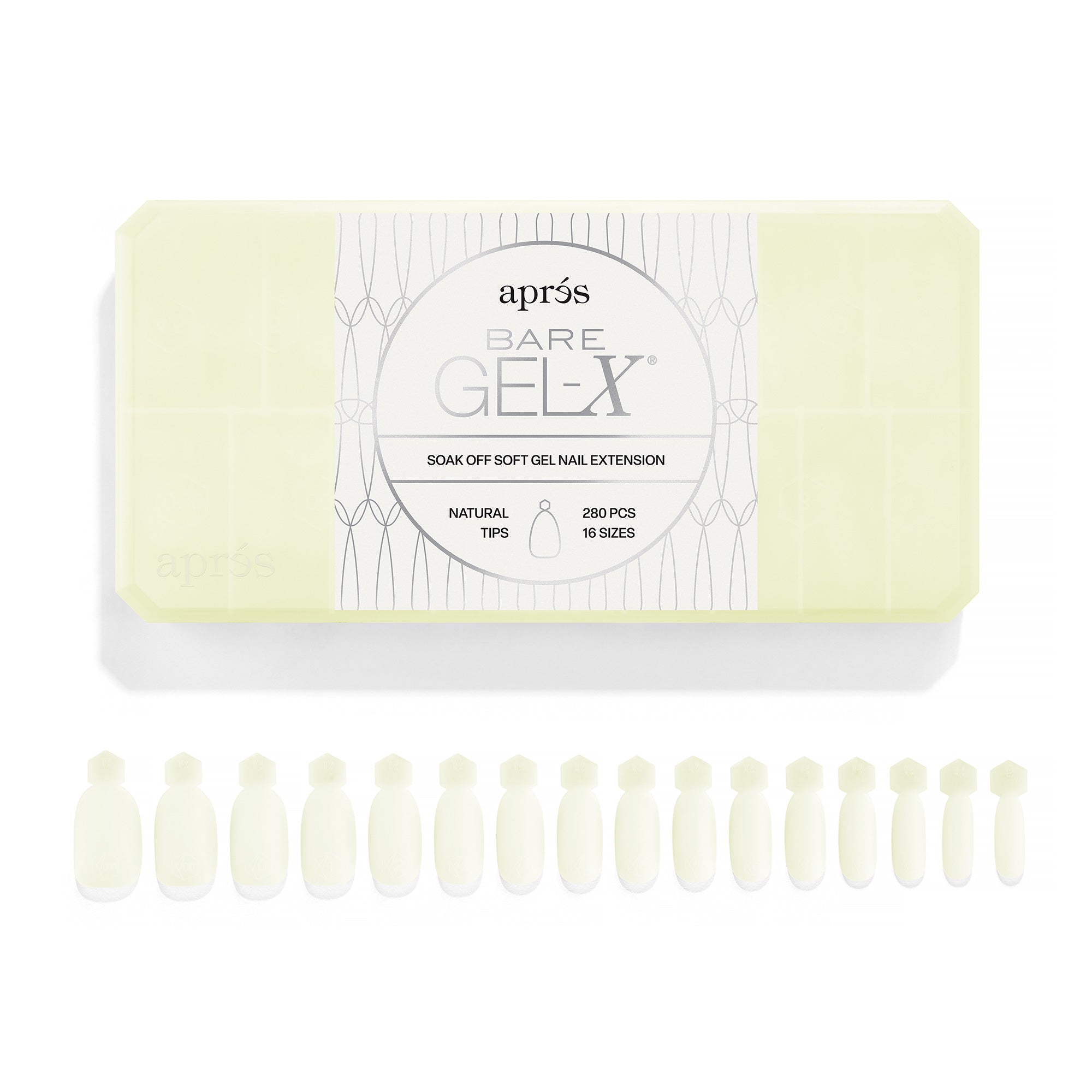 APRES Bare Gel-X® Box of Tips - Mini (280pcs)