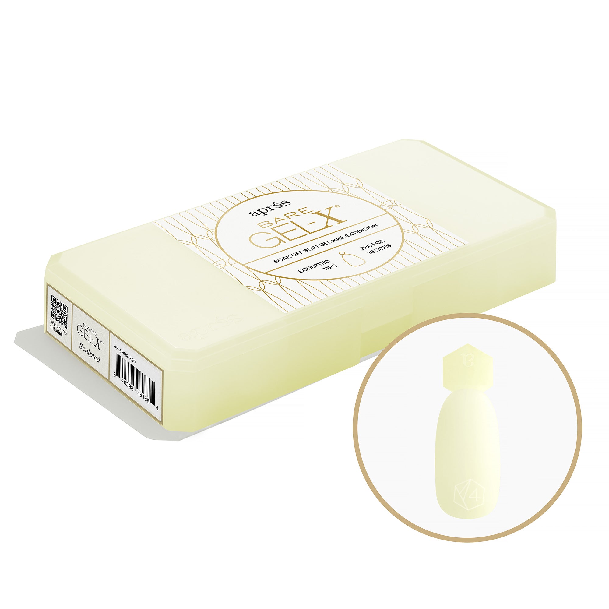 APRES Bare Gel-X® Box of Tips - Mini (280pcs)