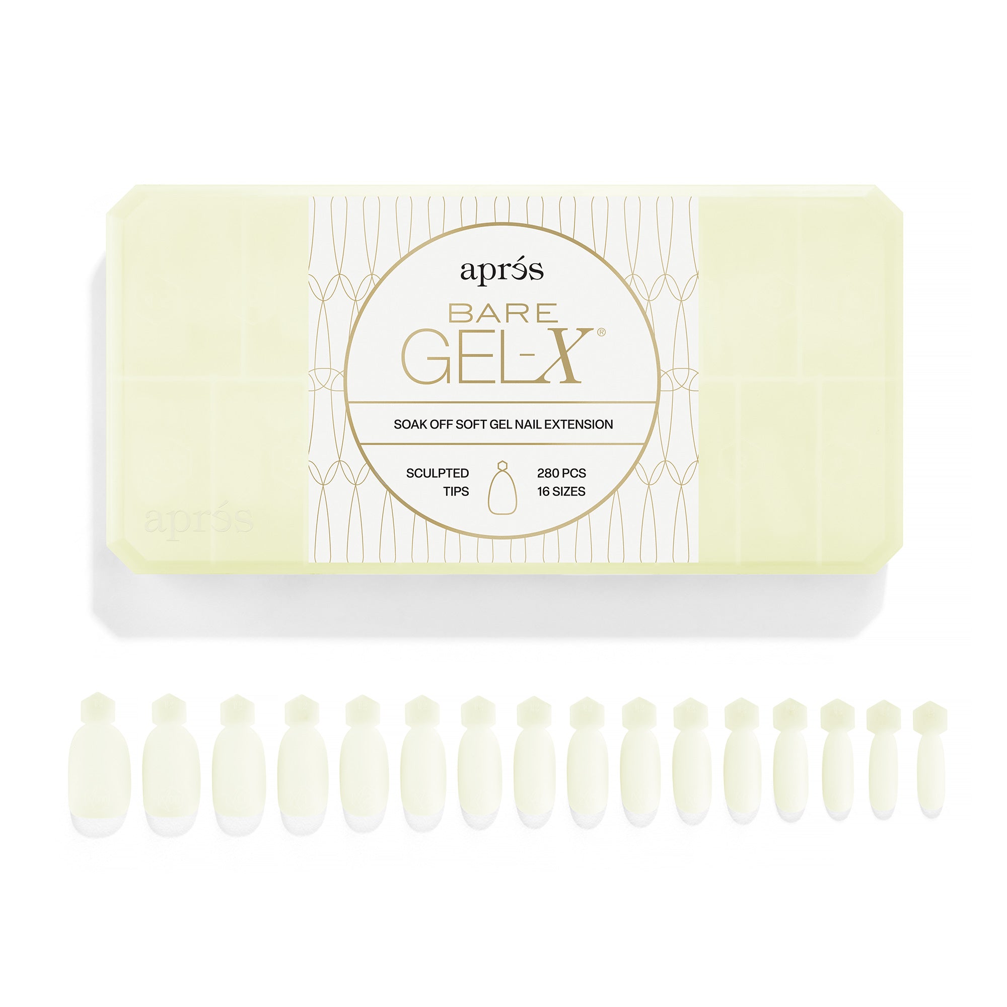 APRES Bare Gel-X® Box of Tips - Mini (280pcs)