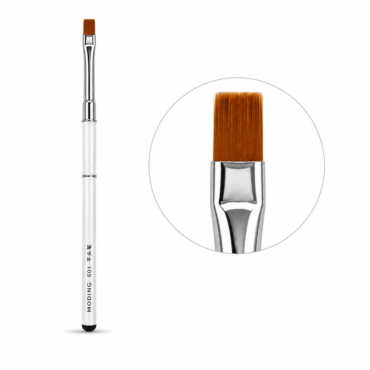 MODING Nail Brush - S01 - Flat Brush