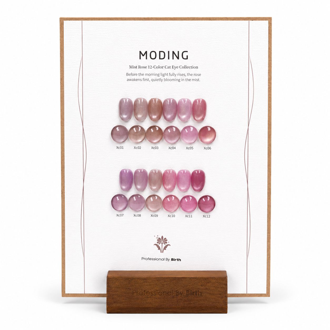 MODING Mist Rose Swatch Display Board