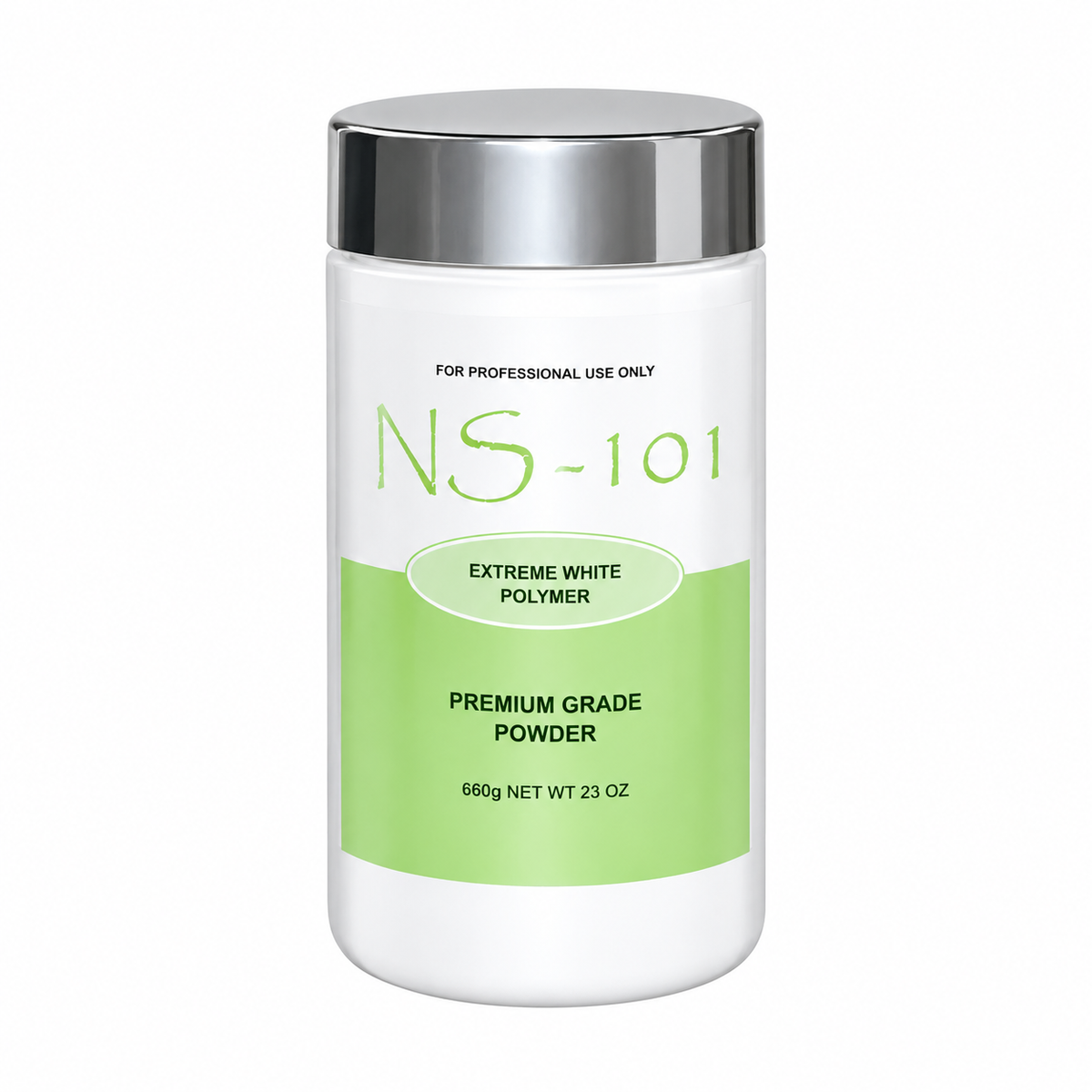 NS-101 Extreme White Acrylic Nail Powder / Polymer 660g