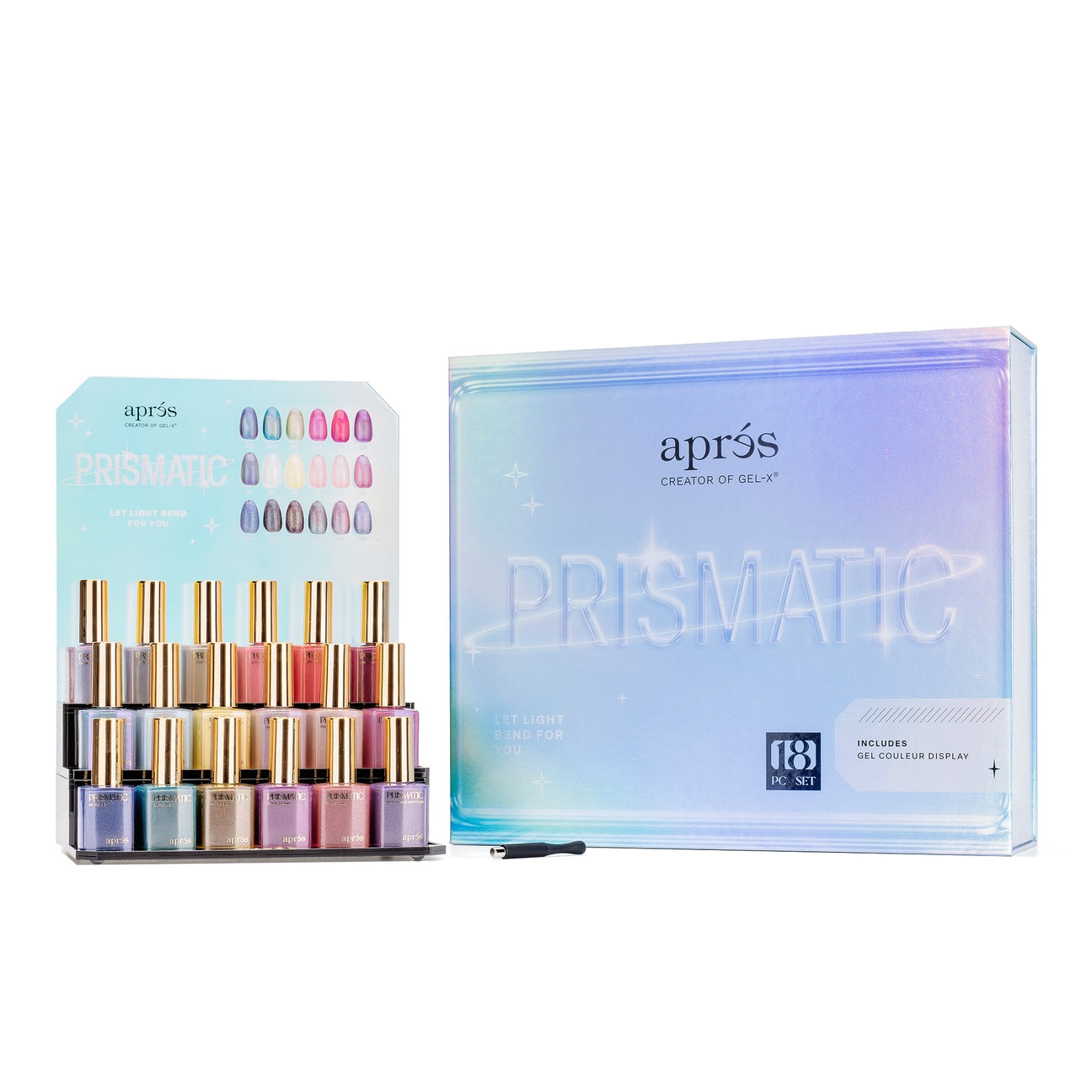 Apres Prismatic 18pcs Gel Couleur 10ml Full Set Bundle
