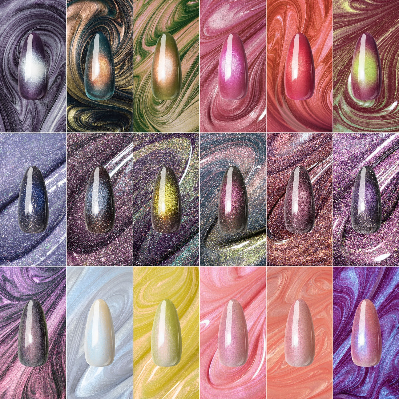 Apres Prismatic 18pcs Gel Couleur 10ml Bundle