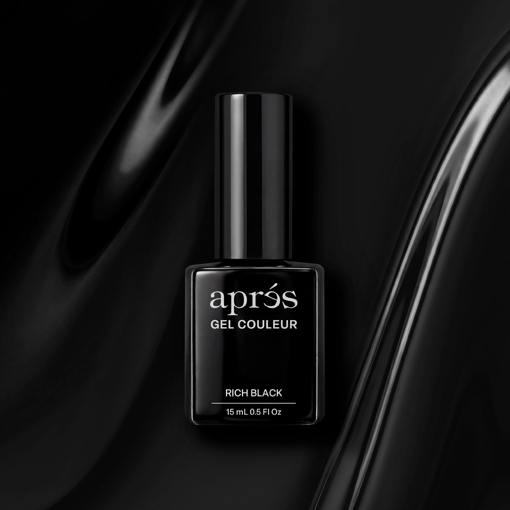 APRES Rich Black Gel Colour - (HEMA/TPO-Free)