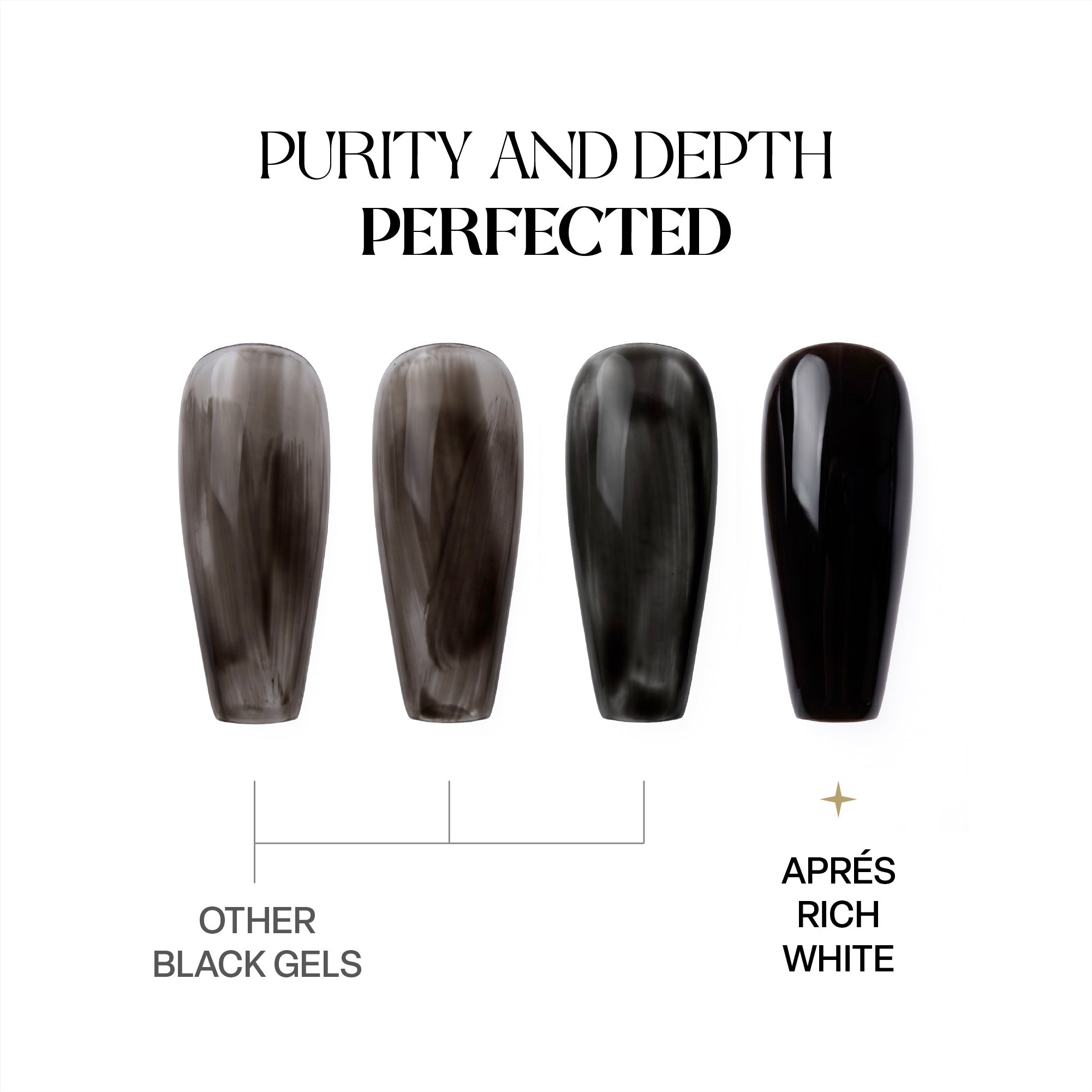 APRES Rich Black Gel Colour - (HEMA/TPO-Free)