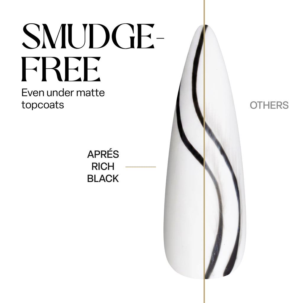 APRES Rich Black Gel Colour - (HEMA/TPO-Free)