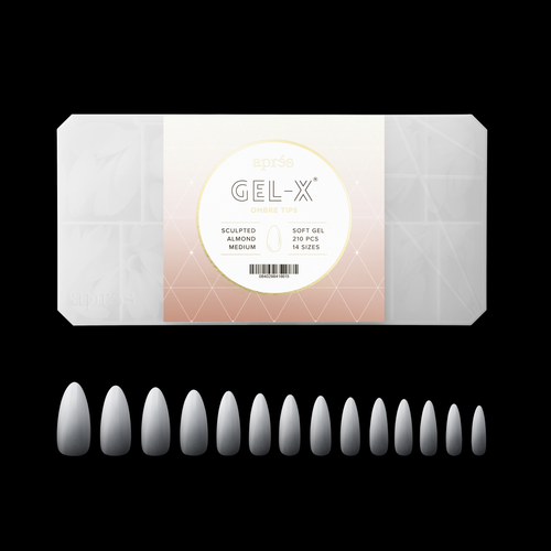 APRES Ombré©© Gel-X® Nail Extension Kit + Ombré©© Sculpted Almond Medium (210pcs) Bundle