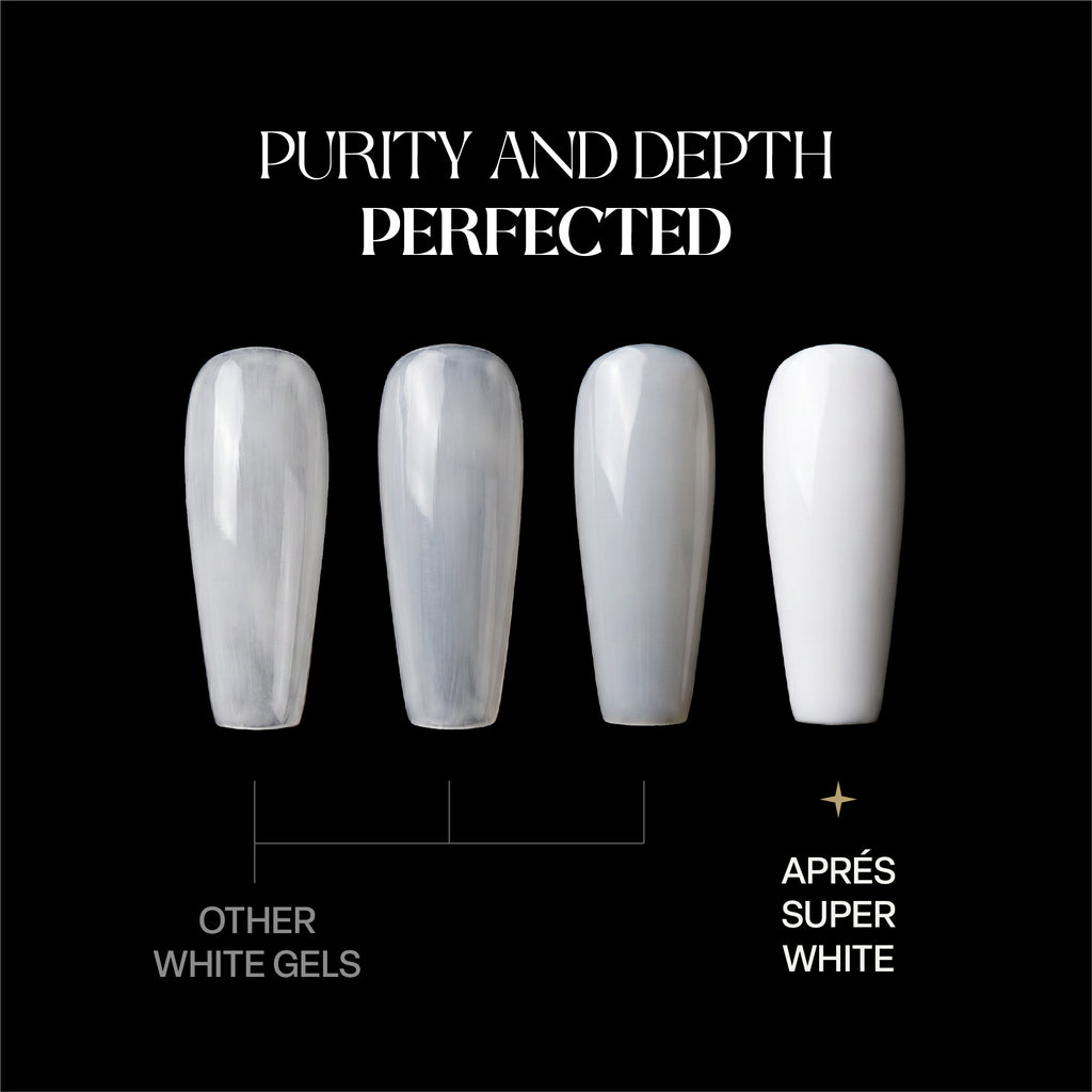 APRES Super White Gel Colour - (HEMA/TPO-Free)