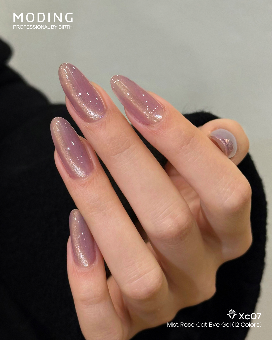 MODING Mist Rose Cat Eye Gel Colour HEMA & TPO Free - XC7