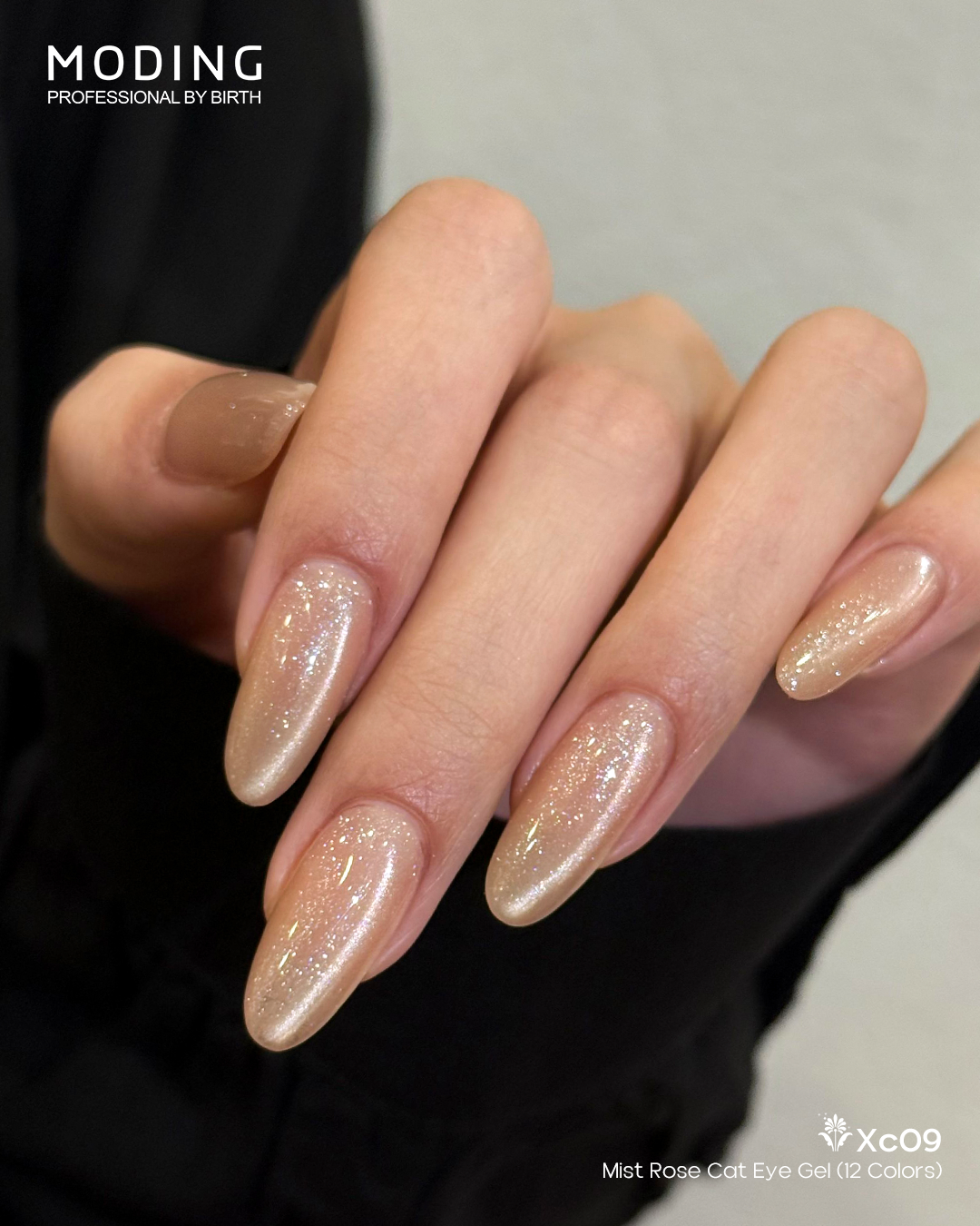 MODING Mist Rose Cat Eye Gel Colour HEMA & TPO Free - XC9