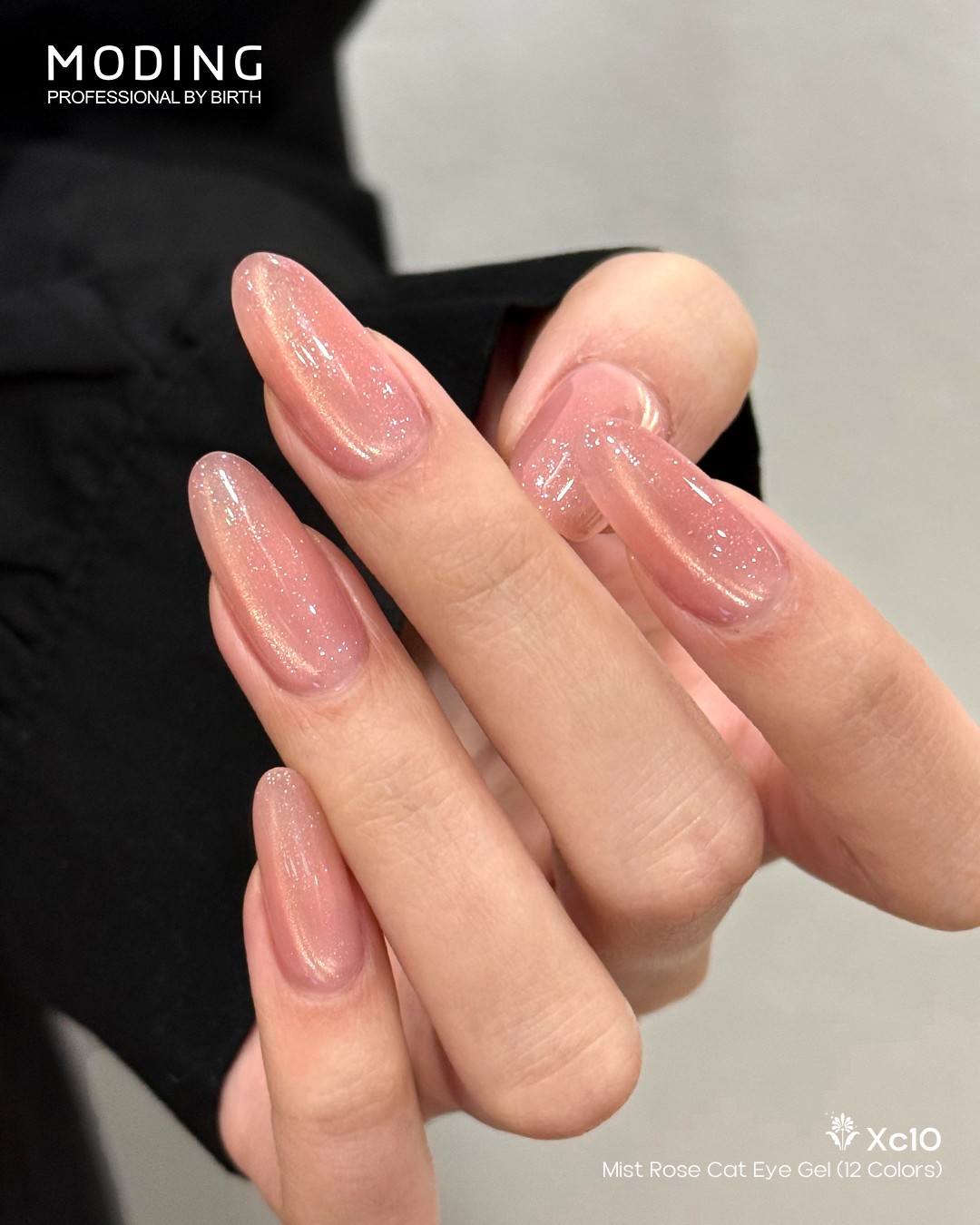 MODING Mist Rose Cat Eye Gel Colour HEMA & TPO Free - XC10
