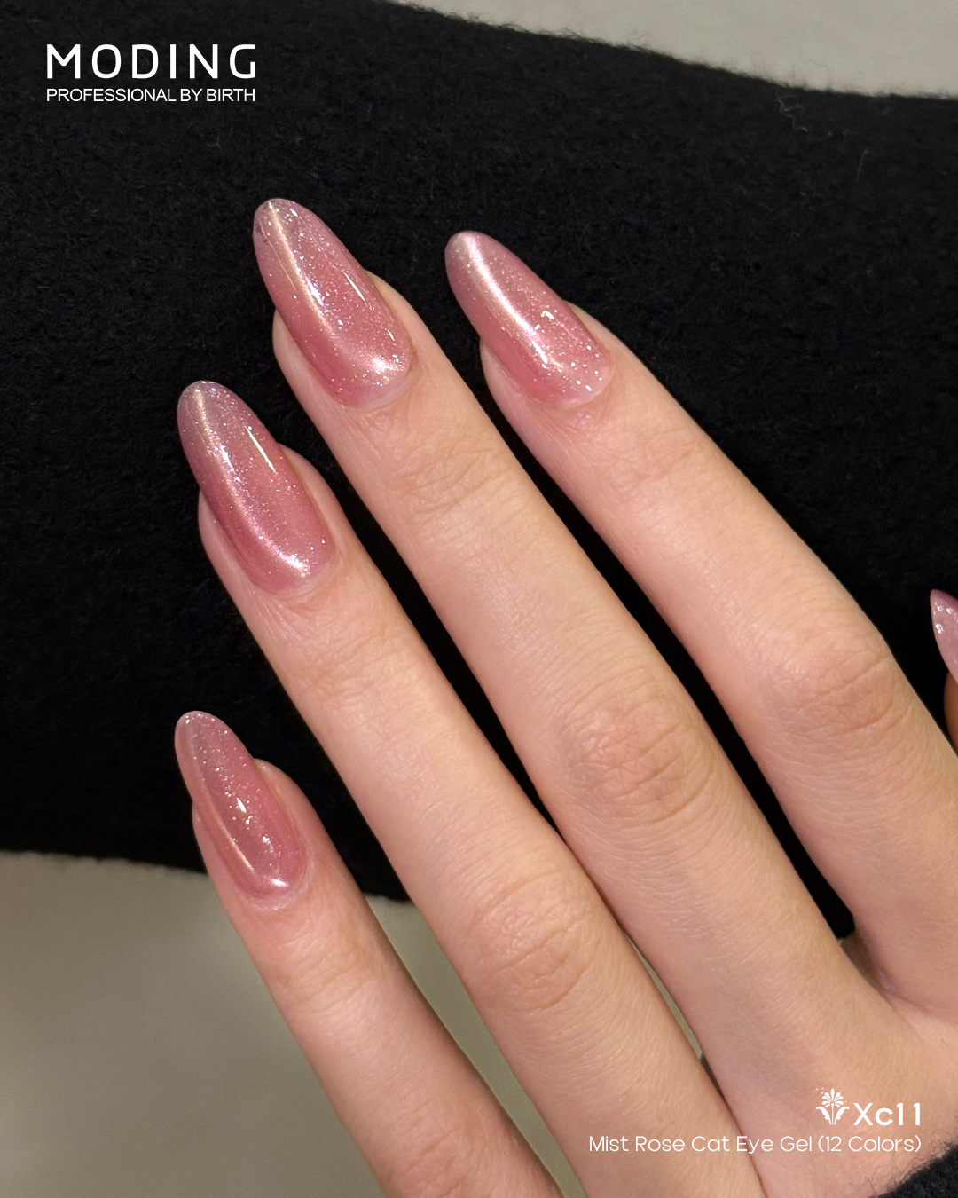 MODING Mist Rose Cat Eye Gel Colour HEMA & TPO Free - XC11