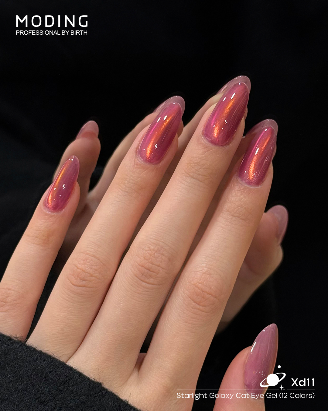 MODING Starlight Galaxy Cat Eye Gel Colour HEMA & TPO Free - XD11