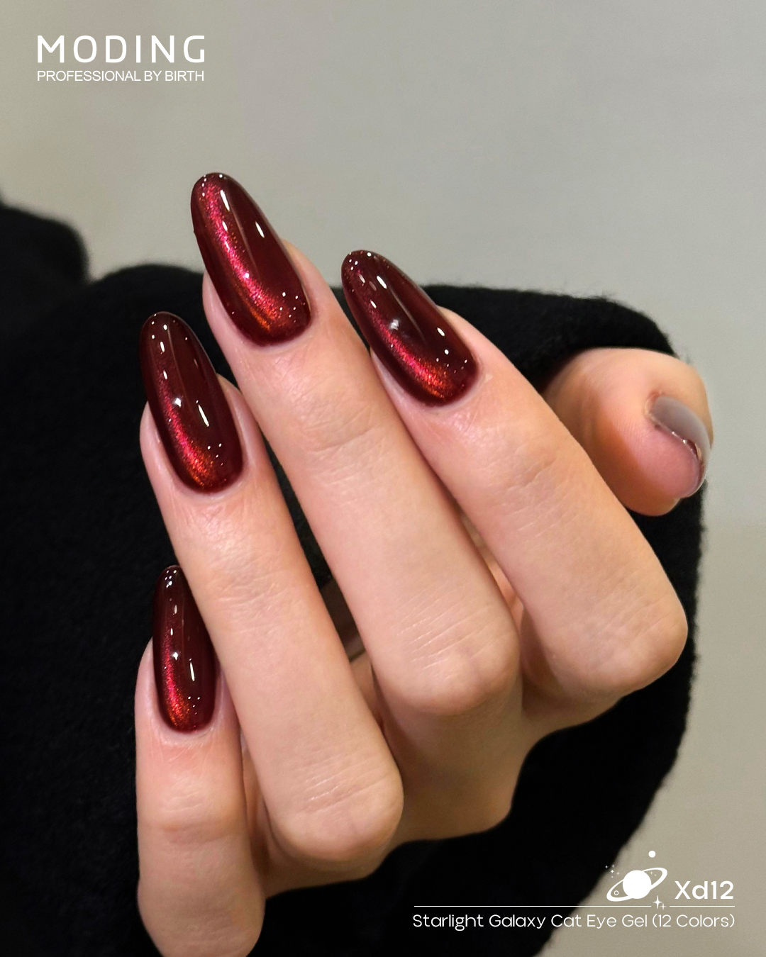 MODING Starlight Galaxy Cat Eye Gel Colour HEMA & TPO Free - XD12