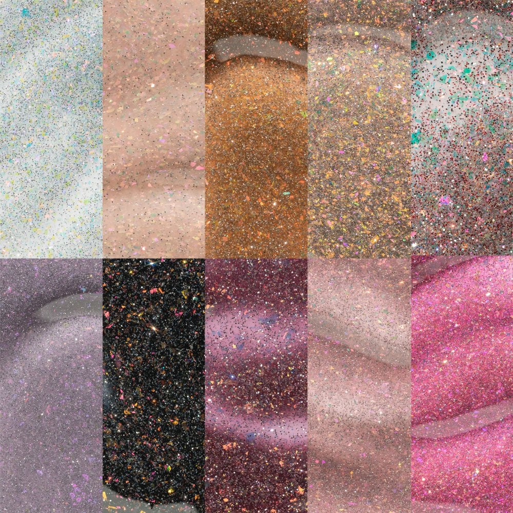APRES Astral Gel Couleur 10ml - Flash Glitter Collection (F01-F10)