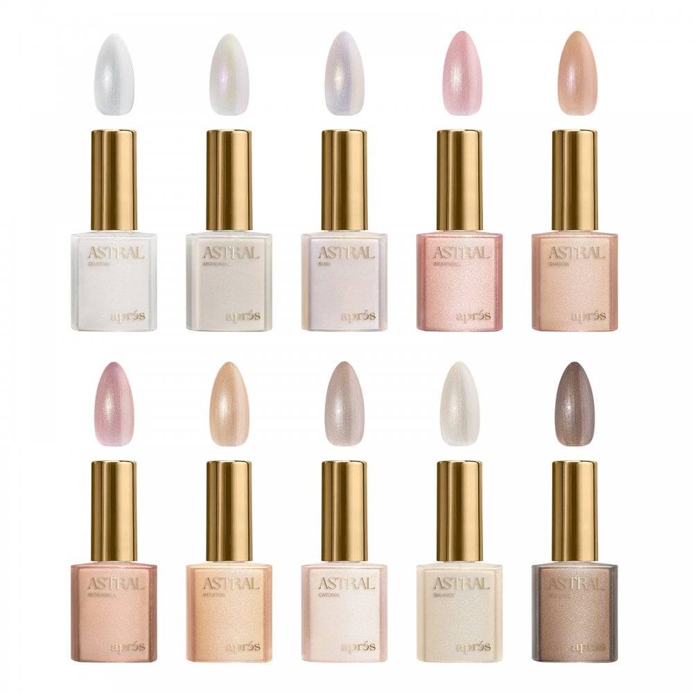 APRES Astral Gel Couleur 10ml - Pearlescent Collection (P01-P10)