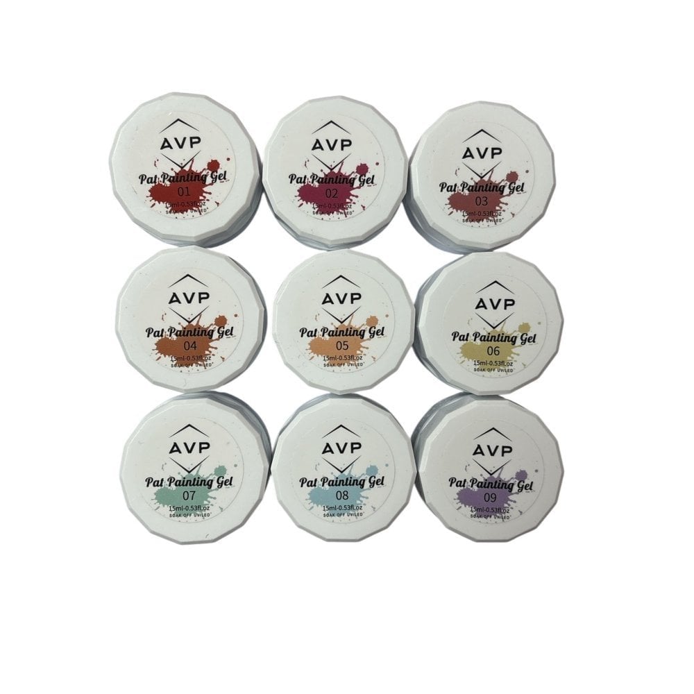 AVP Pat Painting Gel 15ml Set