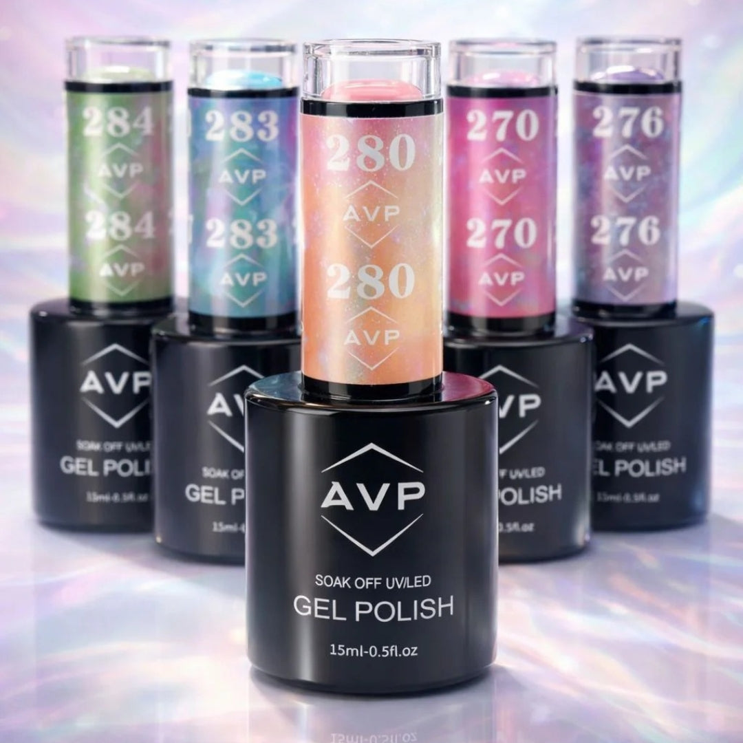 AVP Gel Colour - Bundle of 12 Random Iridescent 15ml