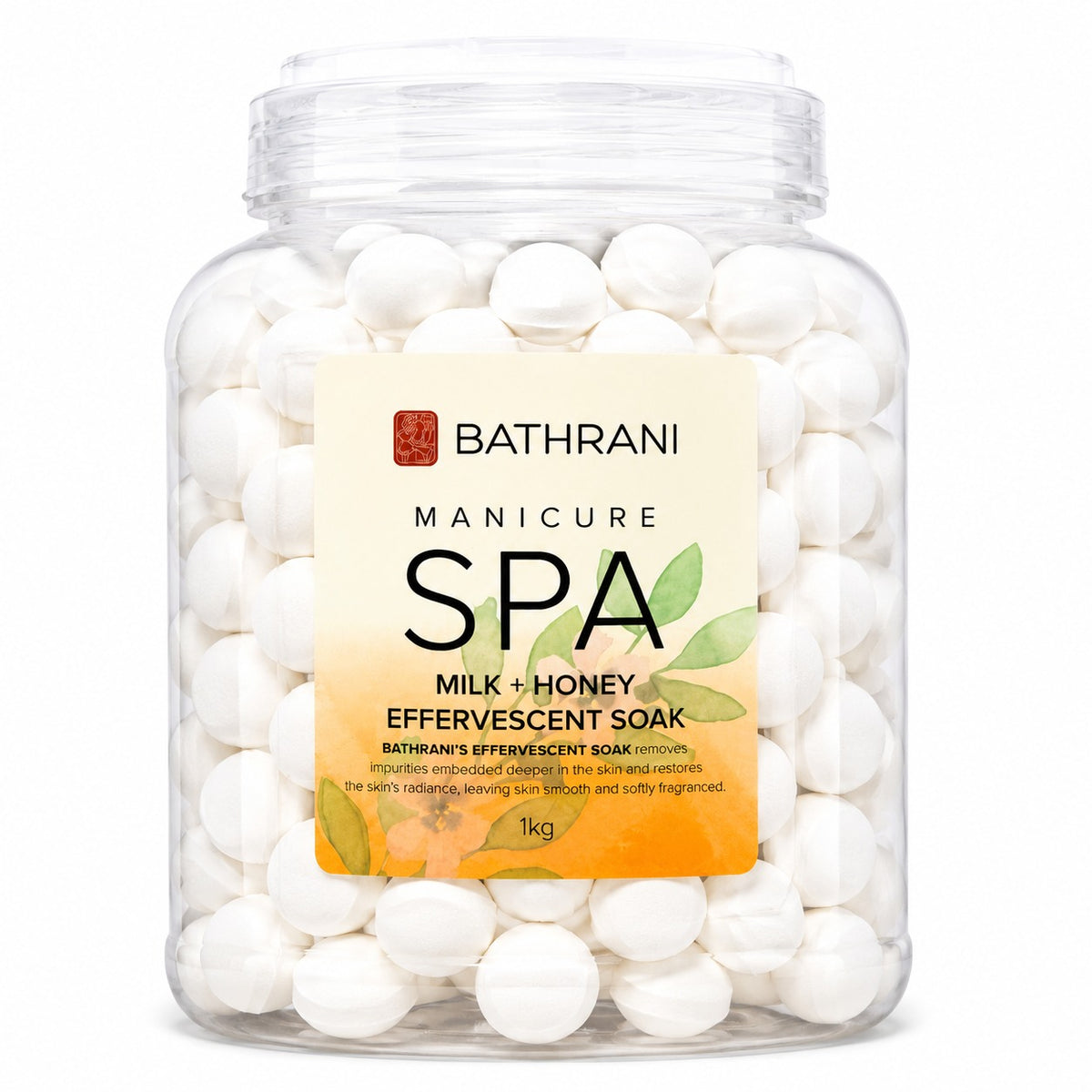 BATHRANI SPA Effervescent Soak – Manicure & Pedicure Hand & Foot Spa Treatment