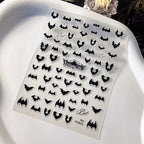 Halloween 3D Nail Art Stickers – Spooky Bats, Pumpkins & Ghosts