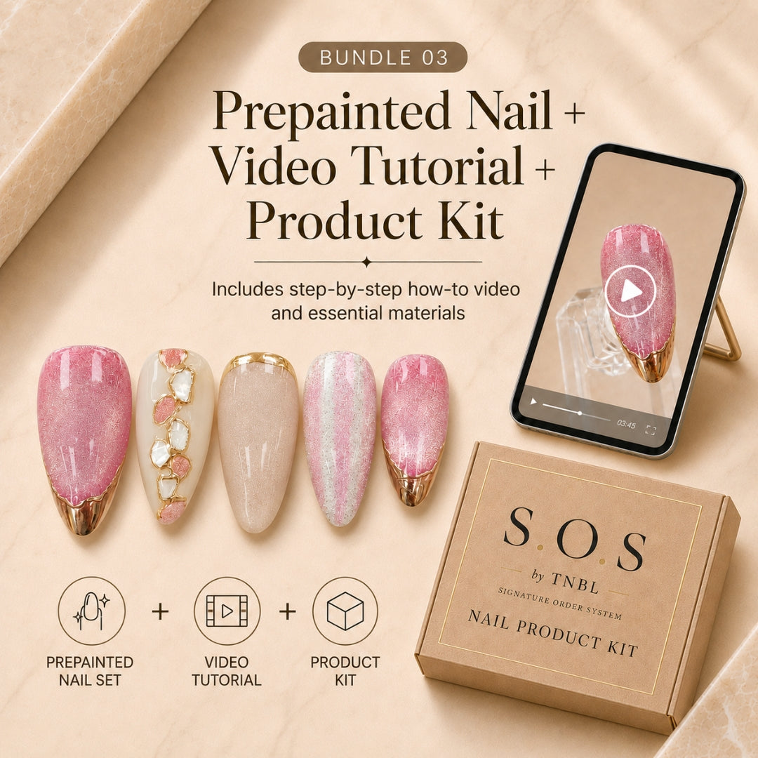 Pre Painted Nail Art Nail Tips