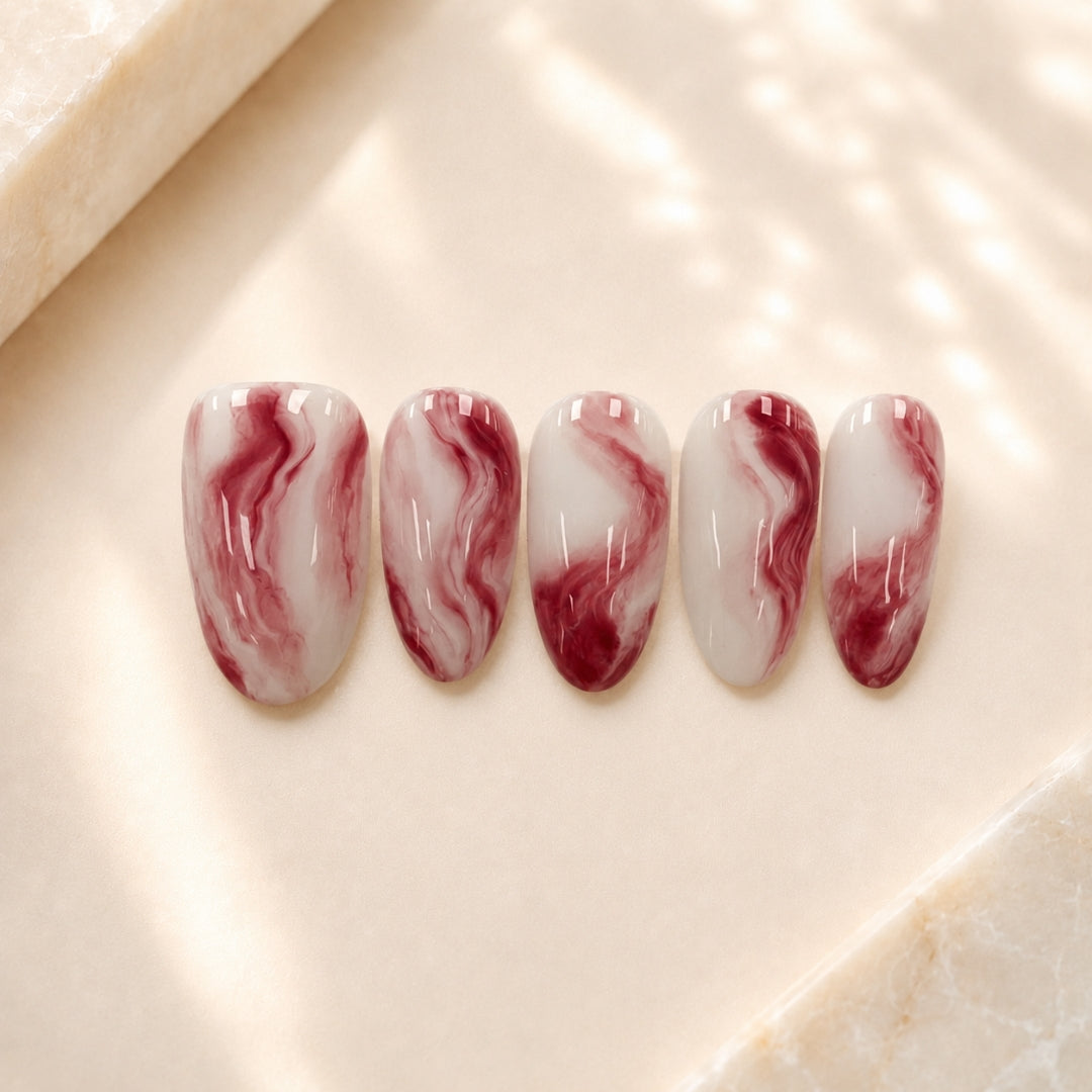 Pre Painted Nail Art Nail Tips