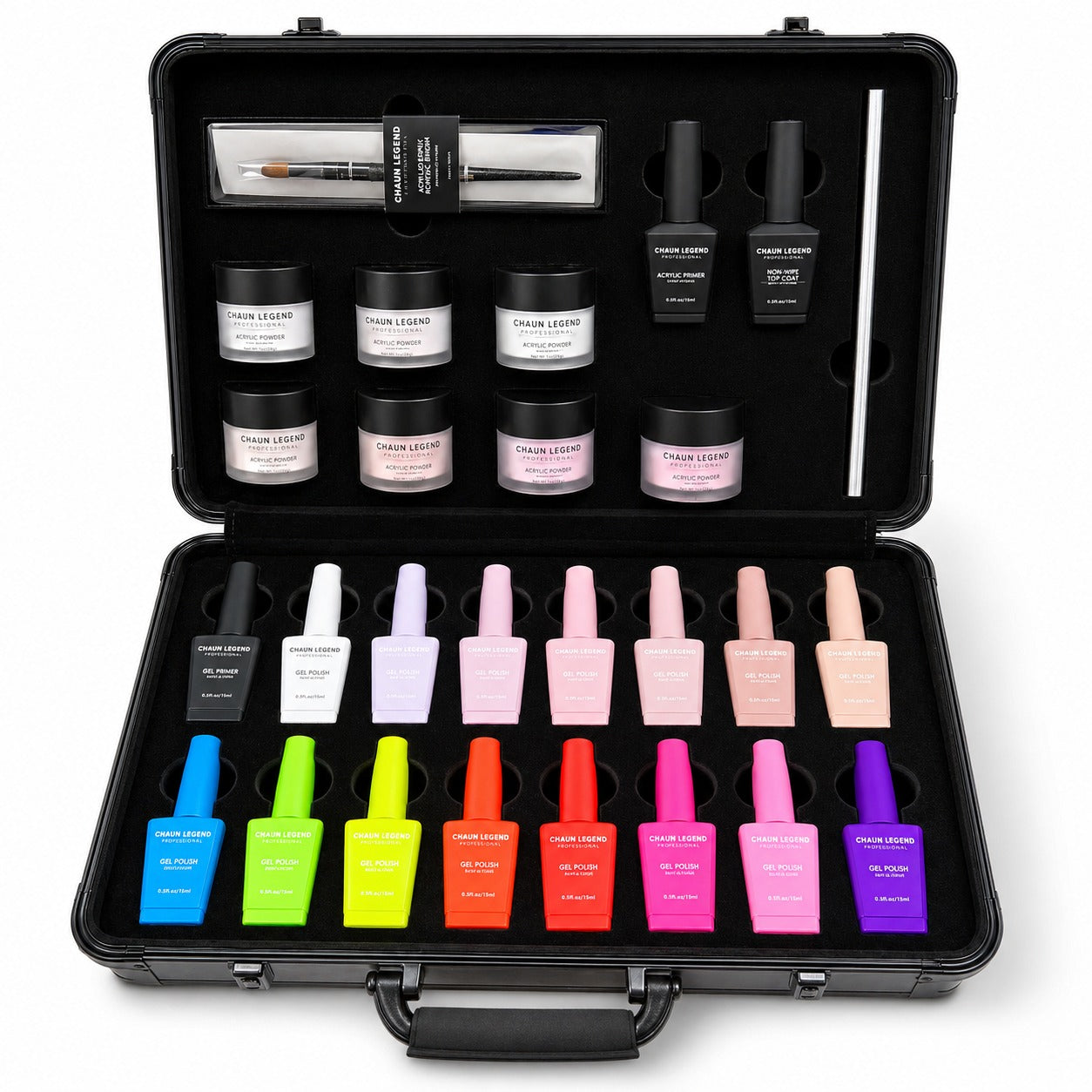 Chaun Legend Limited Edition Acrylic & Gel Nail Briefcase Kit