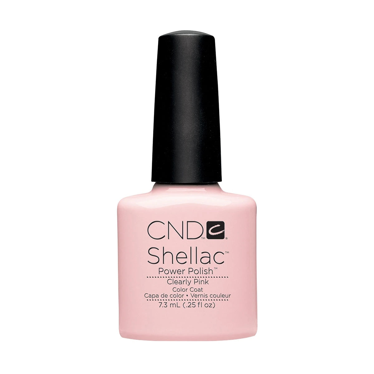 CND SHELLAC™ Clearly Pink Gel Polish 7.3ml – HEMA & TPO Free