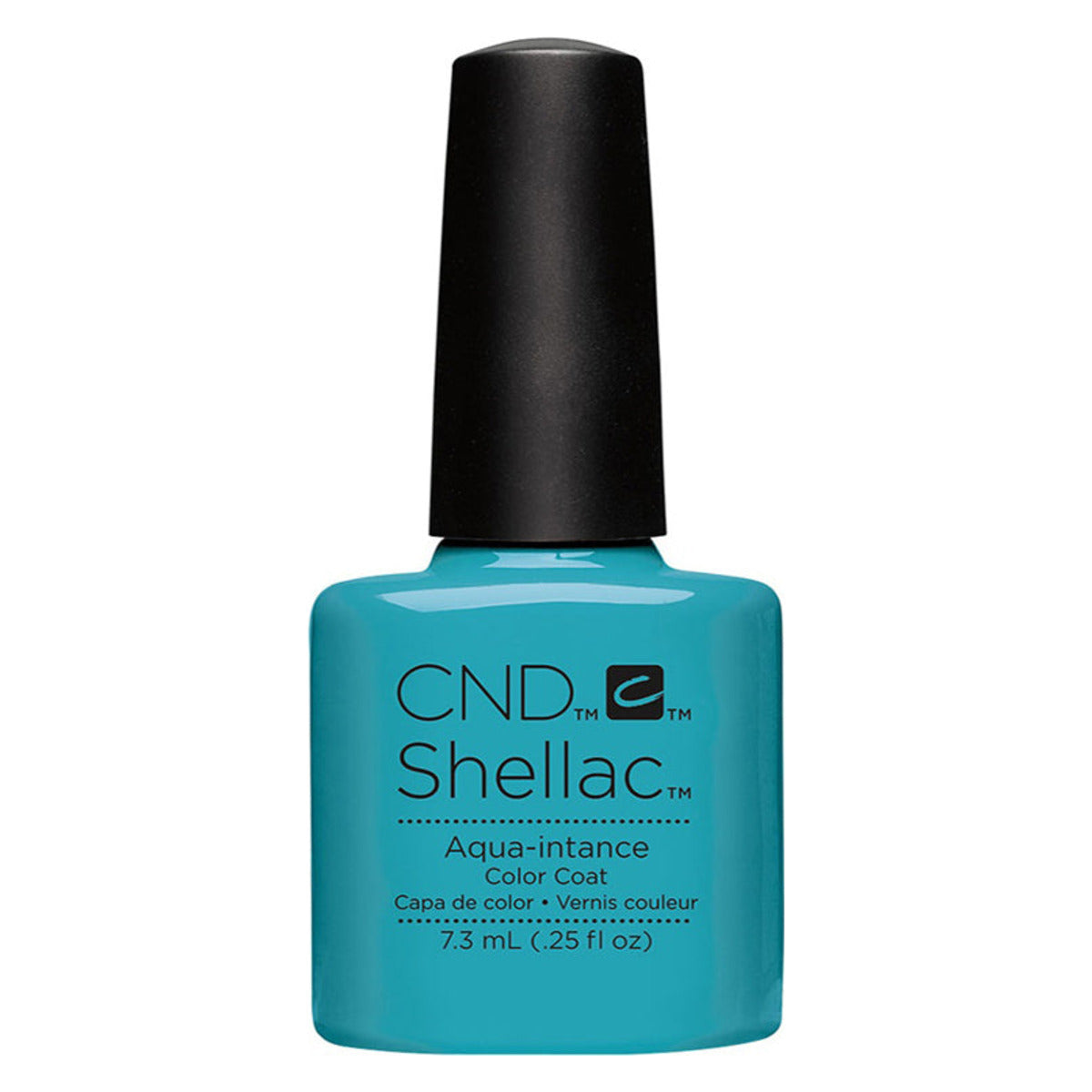 CND SHELLAC™ Aqua-intance Gel Polish 7.3ml bottle on white background
