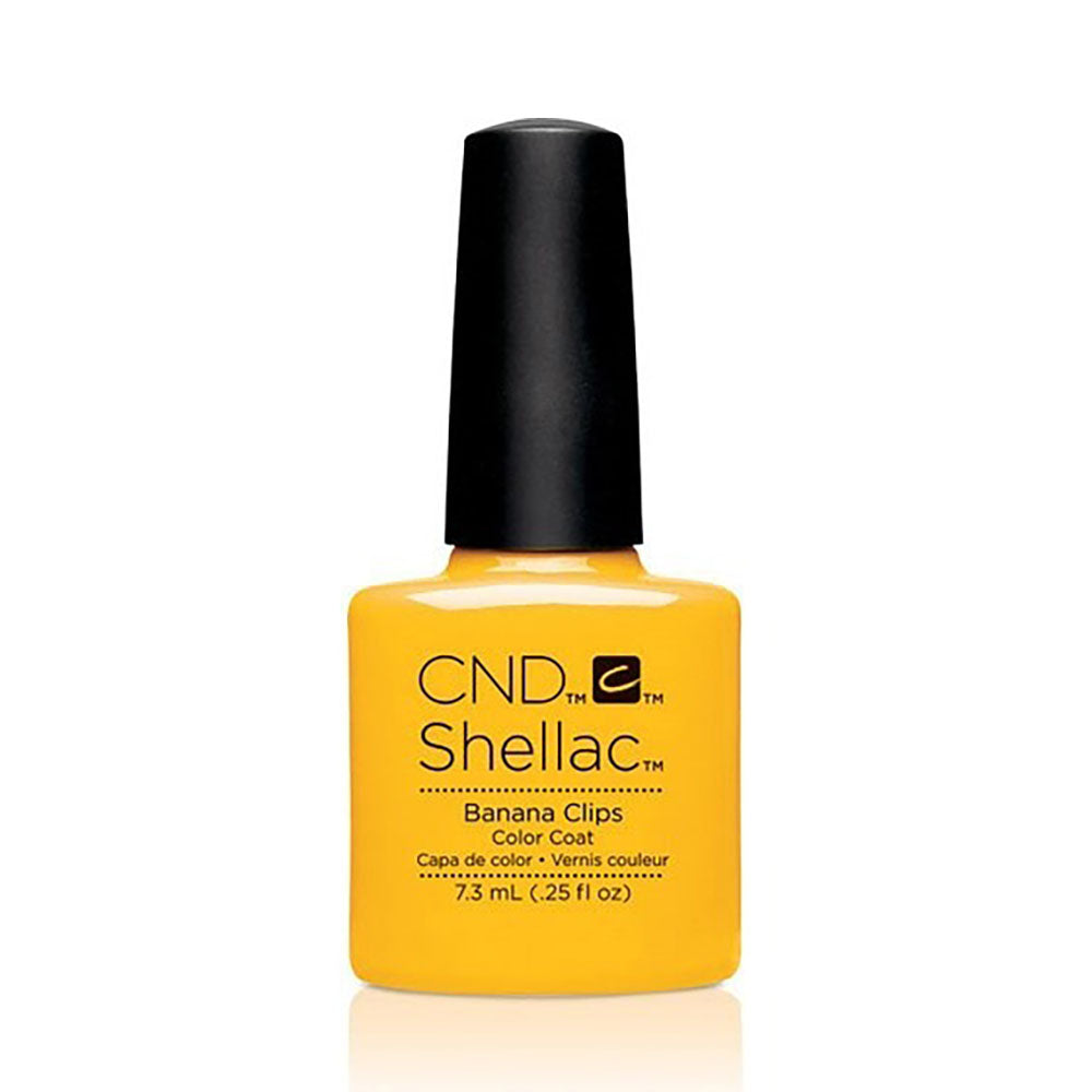 CND Shellac Banana Clips 7.3ml gel polish bottle