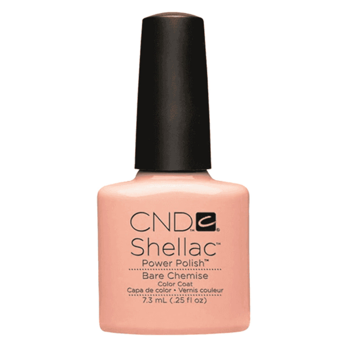 CND SHELLAC™ Bare Chemise Gel Polish 7.3ml – HEMA & TPO Free bottle on white background