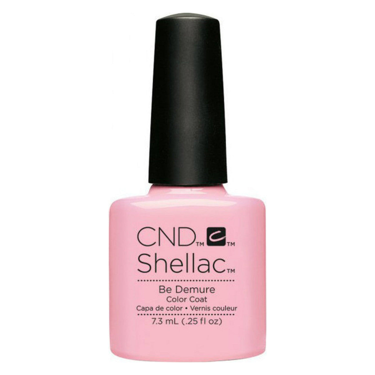 CND SHELLAC™ Be Demure Gel Polish 7.3ml – HEMA & TPO Free bottle on white background