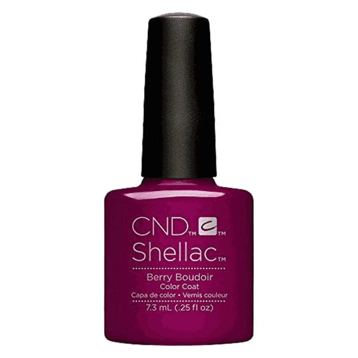 CND SHELLAC™ Berry Boudoir Gel Polish 7.3ml bottle on white background