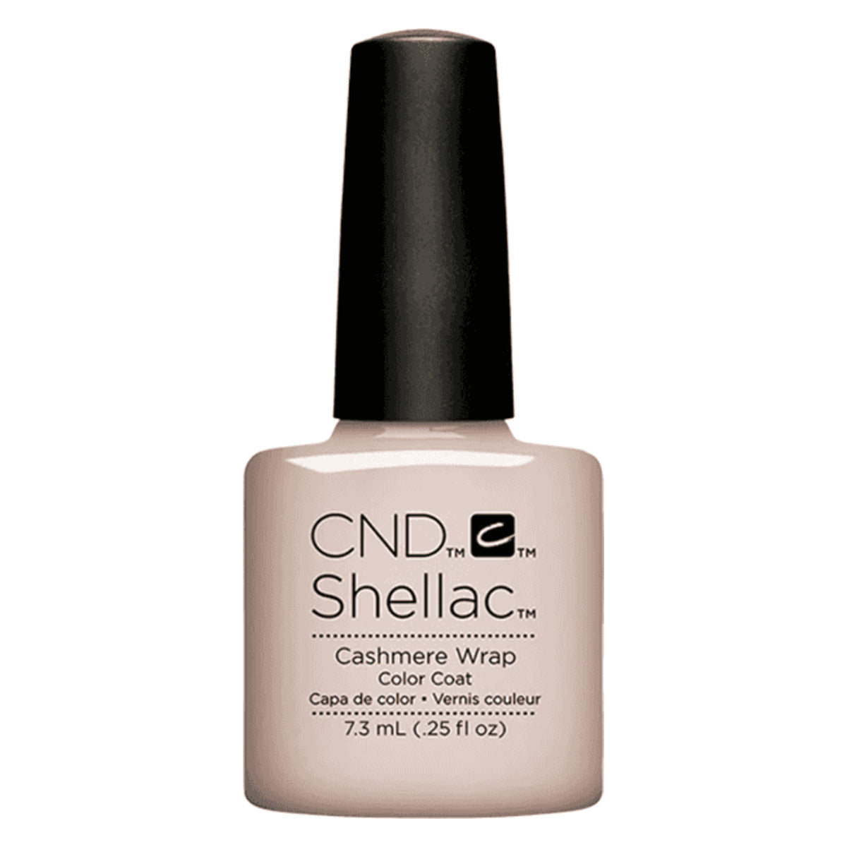 CND SHELLAC™ Cashmere Wrap Gel Polish 7.3ml bottle on white background