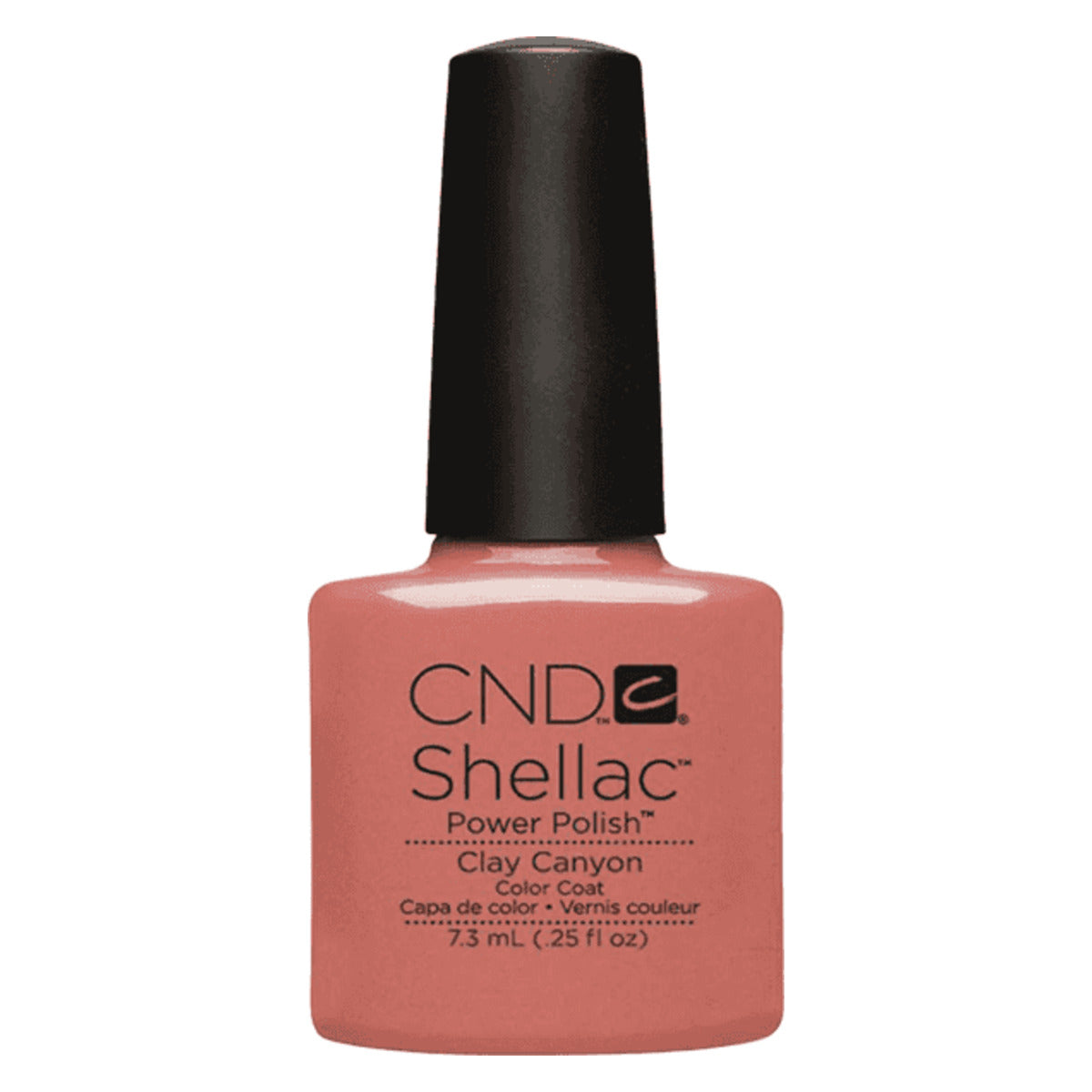 CND SHELLAC™ Clay Canyon Gel Polish 7.3ml – HEMA & TPO Free bottle on white background