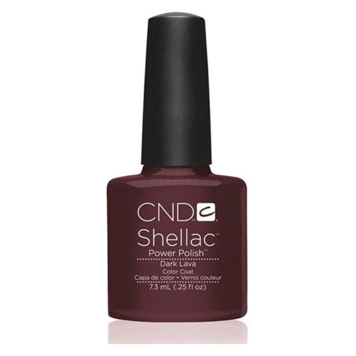 CND SHELLAC™ Dark Lava Gel Polish 7.3ml bottle on white background