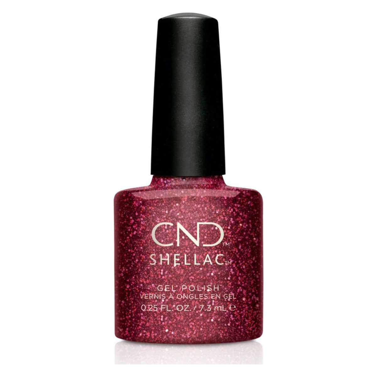CND SHELLAC™ Garnet Glamour Gel Polish 7.3ml bottle on white background